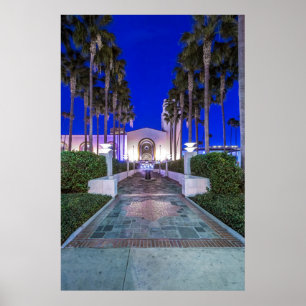 米国、カリフォルニア、ロサンゼルス、ユニオン駅 ポスター