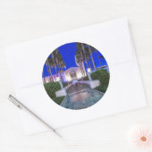 米国、カリフォルニア、ロサンゼルス、ユニオン駅 ラウンドシール (封筒)