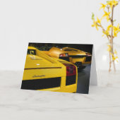 米国、カリフォルニア、ロサンゼルス: ロサンゼルスの自動車2 カード (黄色い花)