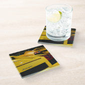 米国、カリフォルニア、ロサンゼルス: ロサンゼルスの自動車2 ガラスコースター (アングル)