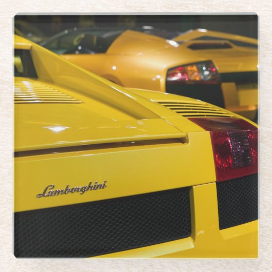 米国、カリフォルニア、ロサンゼルス: ロサンゼルスの自動車2 ガラスコースター (正面)