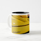 米国、カリフォルニア、ロサンゼルス: ロサンゼルスの自動車2 ツートーンマグカップ (正面左)