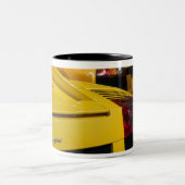 米国、カリフォルニア、ロサンゼルス: ロサンゼルスの自動車2 ツートーンマグカップ (中央)