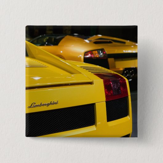 米国、カリフォルニア、ロサンゼルス: ロサンゼルスの自動車2 缶バッジ (正面)