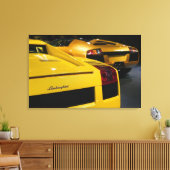 米国、カリフォルニア、ロサンゼルス:ロサンゼルス自動車2 キャンバスプリント (インサイチュ (リビング))