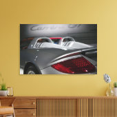 米国、カリフォルニア、ロサンゼルス:ロサンゼルス自動車3 キャンバスプリント (インサイチュ (リビング))