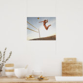 米国、カリフォルニア、ロサンゼルス、女性遊の2 ポスター (キッチン)