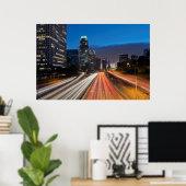 米国,カリフォルニア,ロサンゼルス, 110 Freeway 2 ポスター (ホームオフィス)
