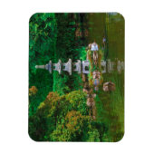 米国、カリフォルニア。池の景色 マグネット (縦)