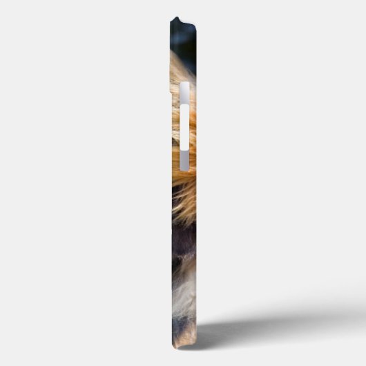 米国、カリフォルニア。 Leonbergerのモデルのポートレート Case-Mate iPhoneケース (裏面 / 左)