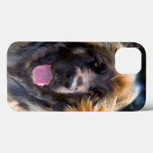 米国、カリフォルニア。 Leonbergerのモデルのポートレート Case-Mate iPhoneケース (裏面 (横))