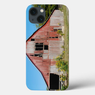 米国、カンザスの古く赤い納屋 iPhone 13ケース