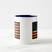 米国/グンギド国旗 ツートーンマグカップ (中央)