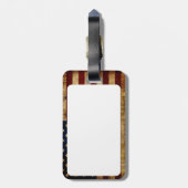 米国/グンギド国旗 ラゲッジタグ (裏面縦)