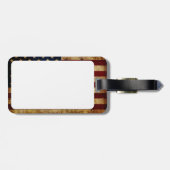 米国/グンギド国旗 ラゲッジタグ (裏面横)