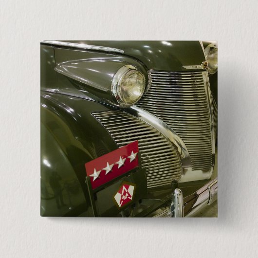 米国、ケンタッキーの城砦Knox: Patton博物館の 缶バッジ (正面)