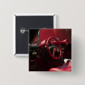 米国、ケンタッキー、ボーリング・グリーン: 国民のコルベット 缶バッジ (正面&裏面)