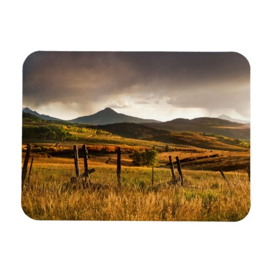 米国、コロラド州、サンフアン山脈 マグネット (横)