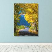 米国、コロラド州。ロードフランクバイ《植物》アスペン キャンバスプリント (インサイチュ (ウッドフロア))