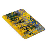 米国、コロラド州。明るい黄色の《植物》アスペンインロッキー2 マグネット (右側)