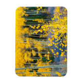 米国、コロラド州。明るい黄色の《植物》アスペンインロッキー2 マグネット (縦)