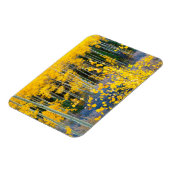 米国、コロラド州。明るい黄色の《植物》アスペンインロッキー2 マグネット (左側)