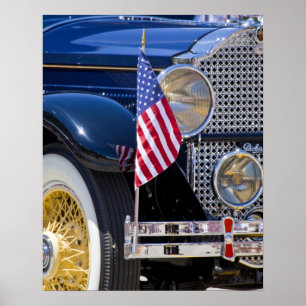 米国、コロラド州、Frisco。 ヴィンテージのPackardの自動車 ポスター