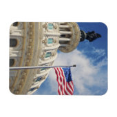 米国,コロンビア,ワシントンDC,キャピトル建物 マグネット (横)