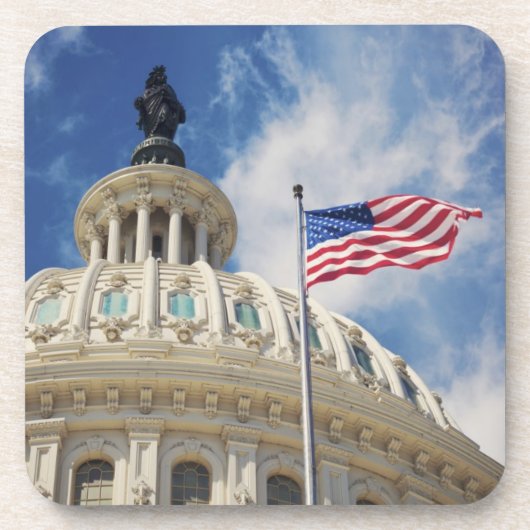 米国、コロンビア、Washington D.C.の国会議事堂の建物 コースター (正面)