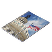 米国、コロンビア、Washington D.C.の国会議事堂の建物 ノートブック (左側)