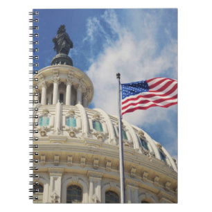 米国、コロンビア、Washington D.C.の国会議事堂の建物 ノートブック