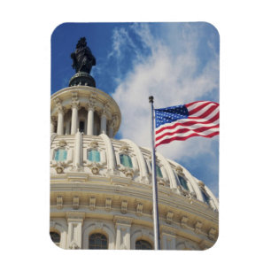 米国、コロンビア、Washington D.C.の国会議事堂の建物 マグネット