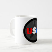米国 コーヒーマグカップ (正面左)