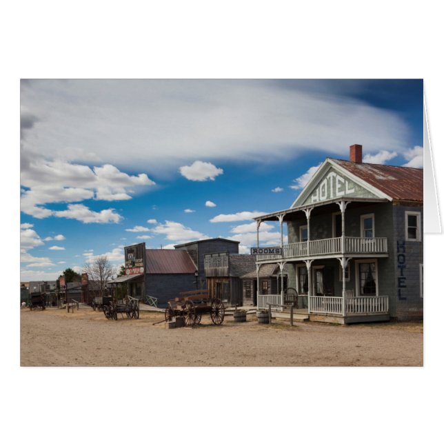 米国、サウスダコタ、Stamfordの1880年町、開拓者の (正面横)