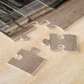 米国、サウスダコタ、Stamfordの1880年町、開拓者の ジグソーパズル (側面)