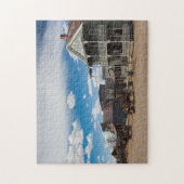 米国、サウスダコタ、Stamfordの1880年町、開拓者の ジグソーパズル (縦)