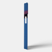 米国、ジョージアのTybeeの島、旗の飛行 Case-Mate iPhoneケース (裏面 / 右)