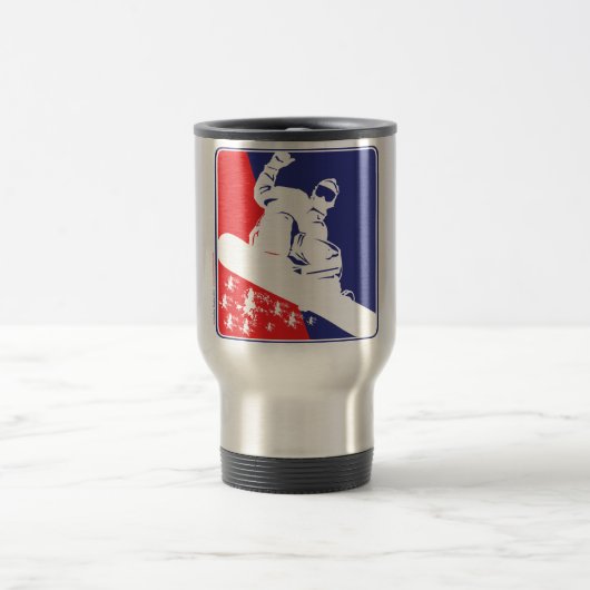 米国，スノーボード トラベルマグ (中央)