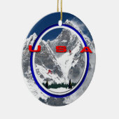 米国 セラミックオーナメント (右)