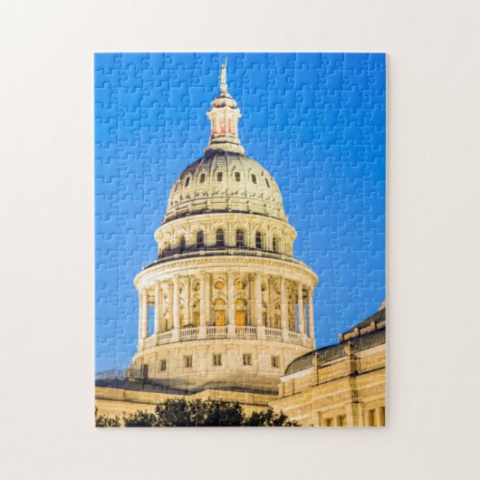 米国、テキサス州、オースティン。 国会議事堂の建物(1888年) 2 ジグソーパズル (縦)