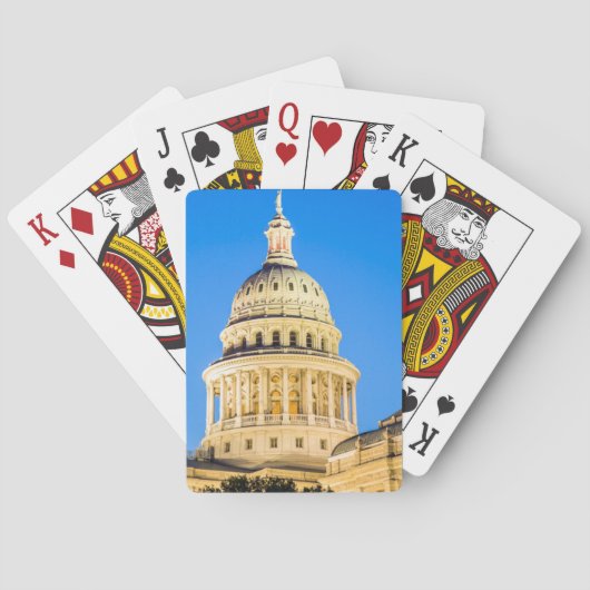 米国、テキサス州、オースティン。 国会議事堂の建物(1888年) 2 トランプ (裏面)