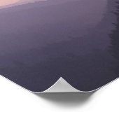 米国、テネシー州。スモーク素晴らしキー山脈 ポスター (角)