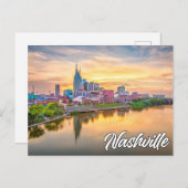 米国，テネシー州，ナッシュビル ポストカード (正面/裏面)