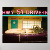 米国,テネシー州,メンフィス:エルビス・プレスリー ポスター (正面)