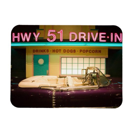 米国，テネシー州，メンフィス：エルビス・プレスリー マグネット (横)