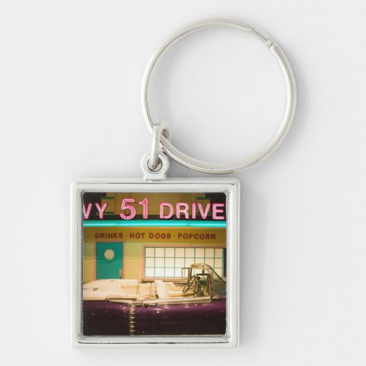 米国、テネシー州、メンフィス: エルヴィス・プレスリー キーホルダー (正面)