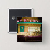 米国、テネシー州、メンフィス: エルヴィス・プレスリー 缶バッジ (正面&裏面)