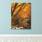 米国、テネシー州。ランキングマウンテンクリーク3 キャンバスプリント (インサイチュ (ウッドフロア))