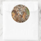 米国、テネシー州、木の上の樹皮のクローズアップ ラウンドシール (バッグ)