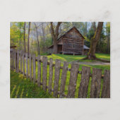 米国、テネシー、キャビン・イン・カデス・コーブ ポストカード (正面)